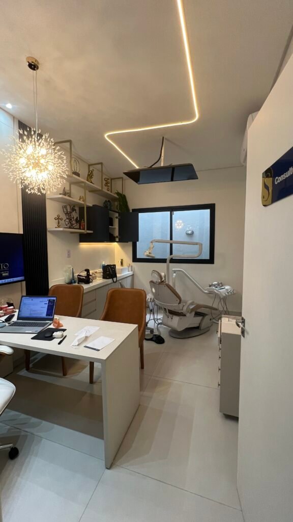 Sala de espera da Sofisticatto Odontologia Aracaju